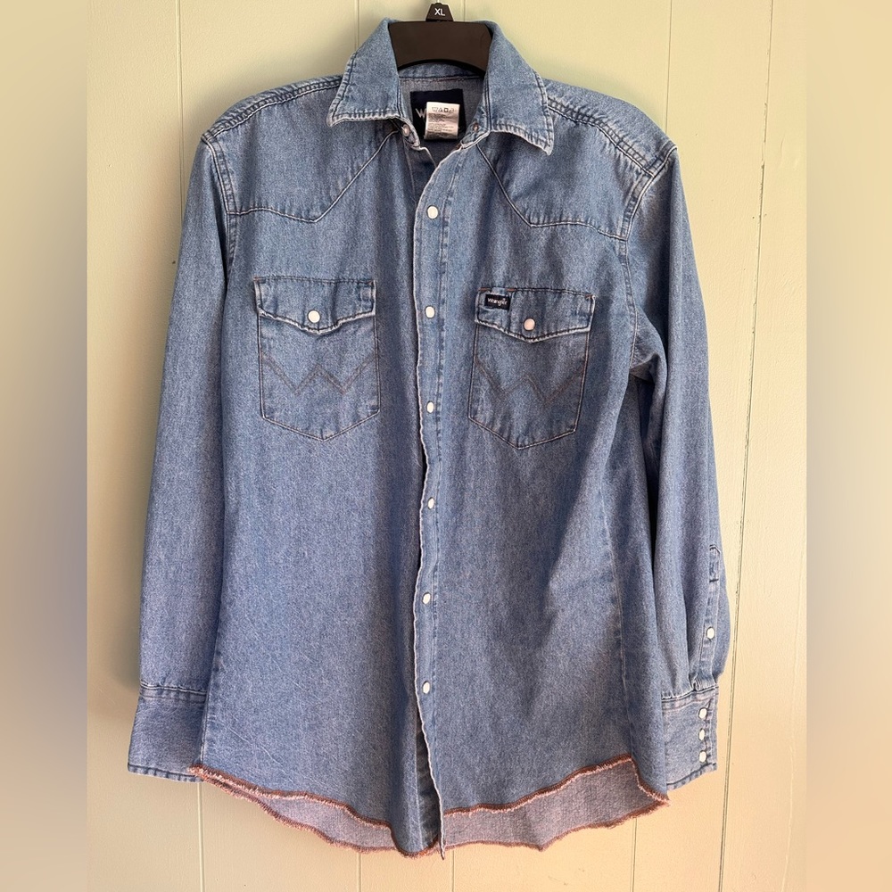 Wrangler Denim Pearl Snap